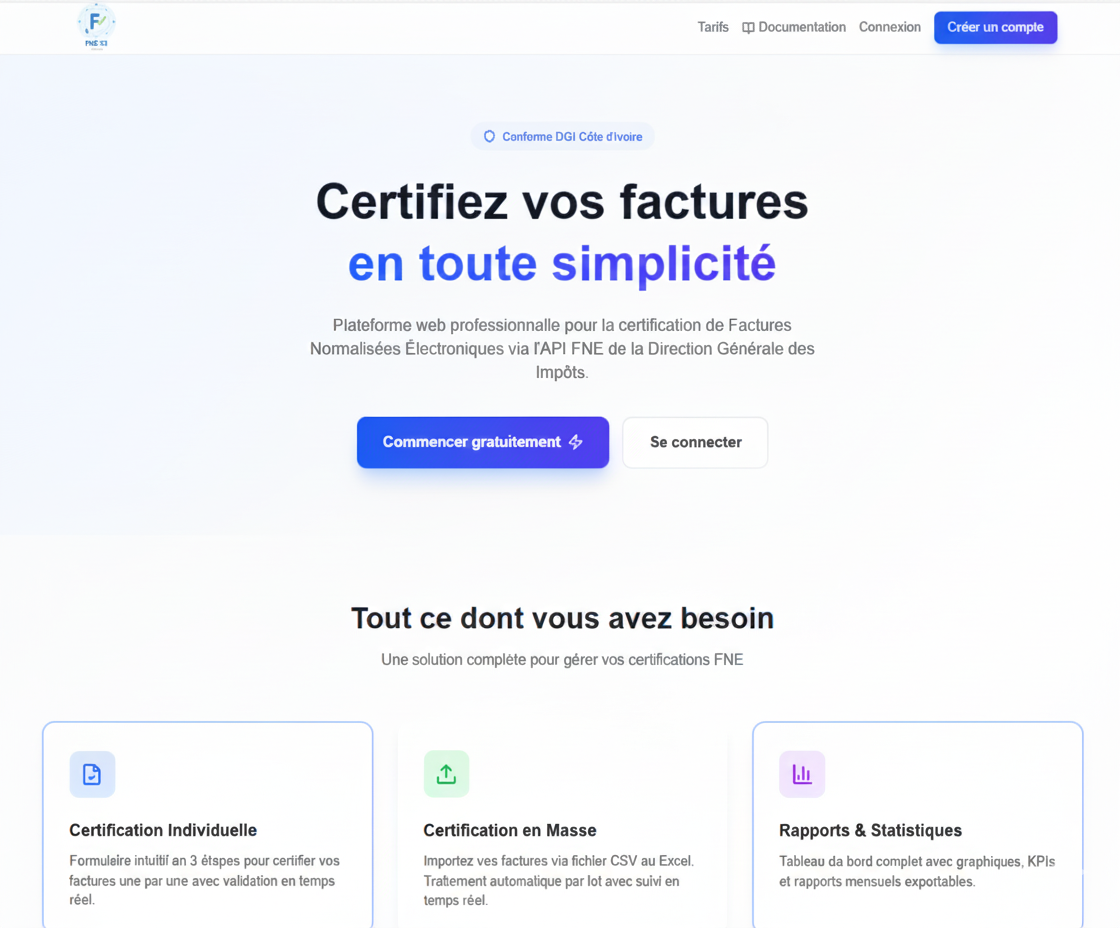 FNE-CI.com - Page d'accueil